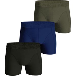 3-Pack heren boxershort - Cotton Stretch - Katoenen mannen onderbroeken  - Groen
