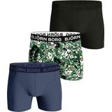 Bjorn Borg - Cotton Stretch - Boxershorts - Set van 3 - Zwart - Katoen