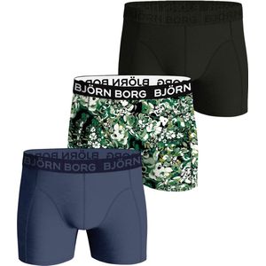 Bjorn Borg - Cotton Stretch - Boxershorts - Set van 3 - Zwart - Katoen