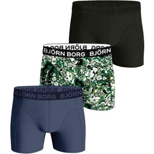 Bjorn Borg - Cotton Stretch - Boxershorts - Set van 3 - Zwart - Katoen