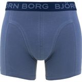 Bjorn Borg Björn Borg Cotton Stretch Boxershorts 3-pack – Navy, Blauwgrijs & Print Maat L Man
