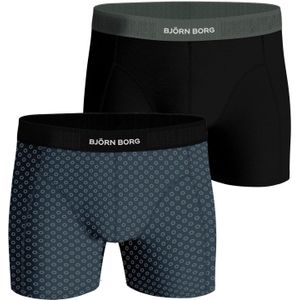 Björn Borg - Premium Cotton Stretch - Boxershorts - Zwart - Katoen - Set van 2