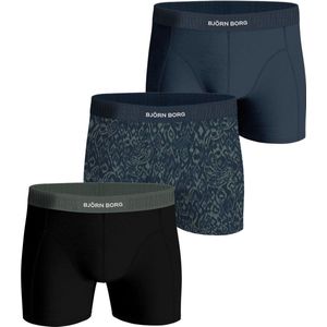 Björn Borg Cotton Stretch boxers - heren boxers normale lengte (3-pack) - multicolor