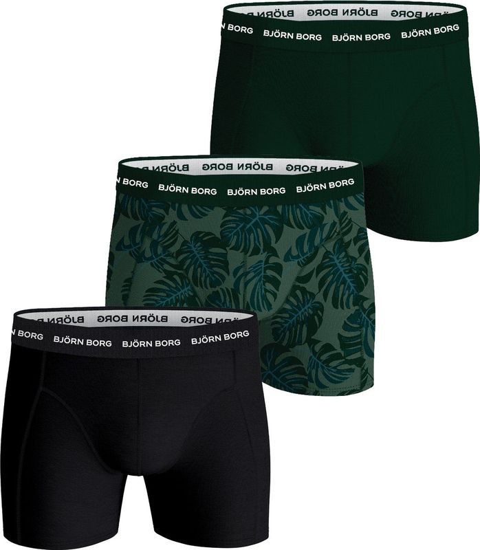 Bjorn Borg - Cotton Stretch - Boxershorts - Zwart - Katoen