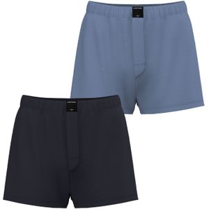 Bjorn Borg Cotton Stretch Jersey boxershorts, heren boxers wijd normale lengte (2-pack), multicolor