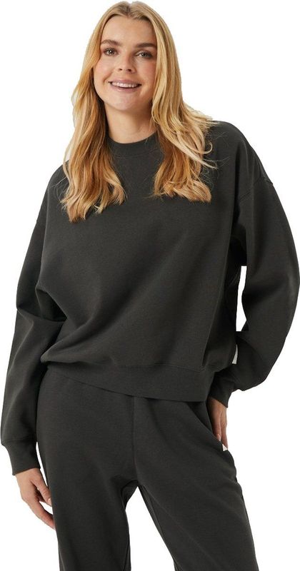 Björn Borg - Studio Oversized Crew - Trui - Peat - Biologisch Katoen - Gerecycled Polyester