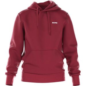Björn Borg - Borg Essential 4 Hoodie - Rood - Katoen - Gerecycled Polyester