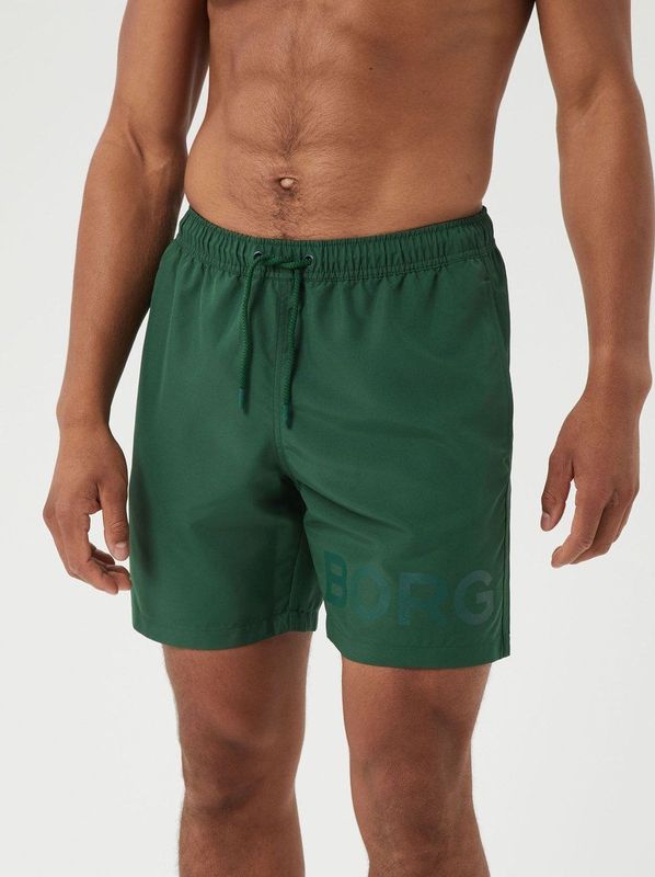 BORG - Swim Shorts - Blauw - Polyester - Vochtafvoerend