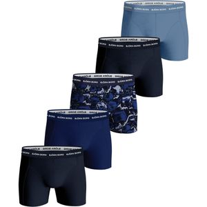 Björn Borg - Bjorn Borg Cotton Stretch Boxer - Boxershort - Blauw - Marine - Print - Meerdere Verpakkingen