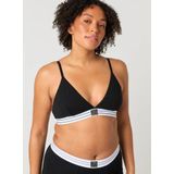 Björn Borg - Core Logo Soft Top - Katoenen BH - Blauw - Zonder Vulling