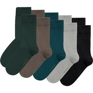 Bjorn Borg 10-paar - heren sokken - Dark Combi - Multipack katoenen sokken
