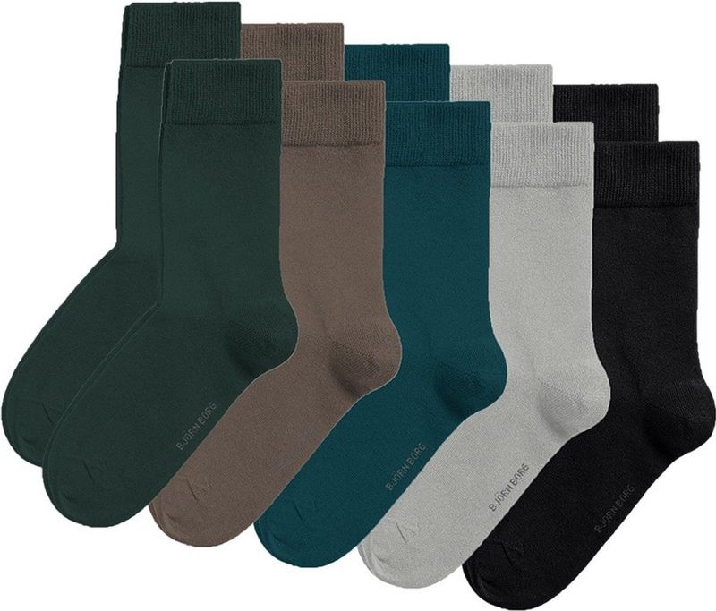 Bjorn Borg - Dark Combi - Heren Sokken - 10-paar - Katoenen Multipack