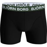 Björn Borg Boxershorts 5-Pack - Zwart Groen Leaves - Katoen Stretch