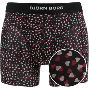Björn Borg - Premium Cotton Stretch - Boxershort - Hartjespatroon - Katoen