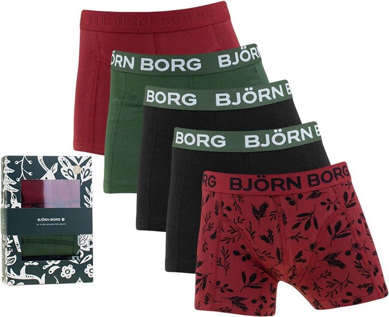 Björn Borg - Core Boxers - Kinderondergoed - Gemerkte Tailleband - 5 Stuks