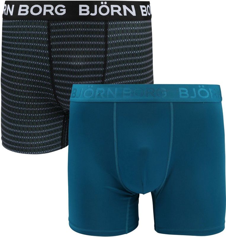 Björn Borg - Performance - Boxershorts - Groen - 2-Pack