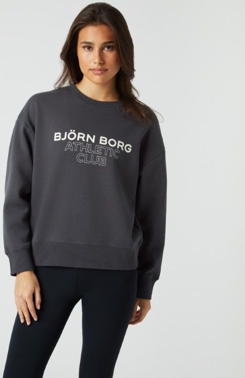 Björn Borg - Boyfriend Crew - Trui - Groen - Gerecycled Katoen/Polyester