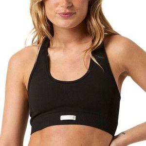 Björn Borg - Studio Low Seamless Sports Bra - Sport BH - Zwart - Gerecycled Polyester