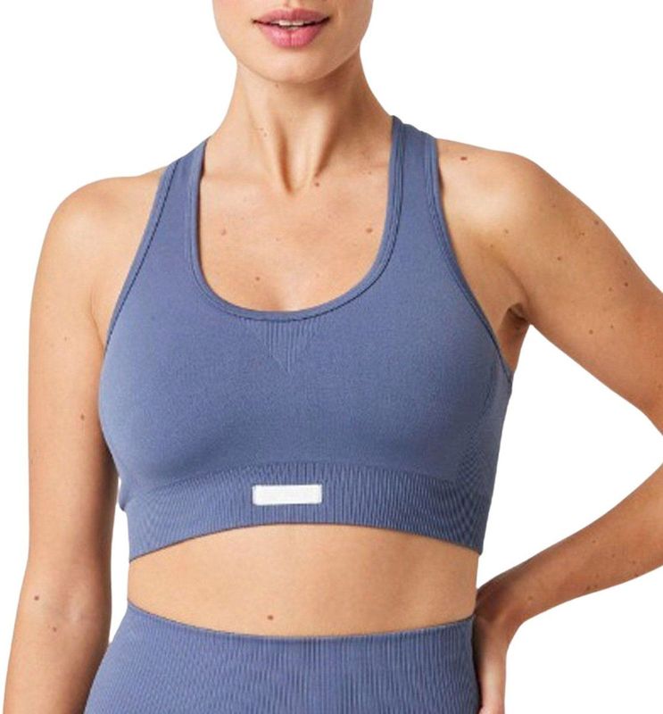 Björn Borg - Studio Low Seamless Sports Bra - Sportbeha - Zwart - Gerecycled Polyester