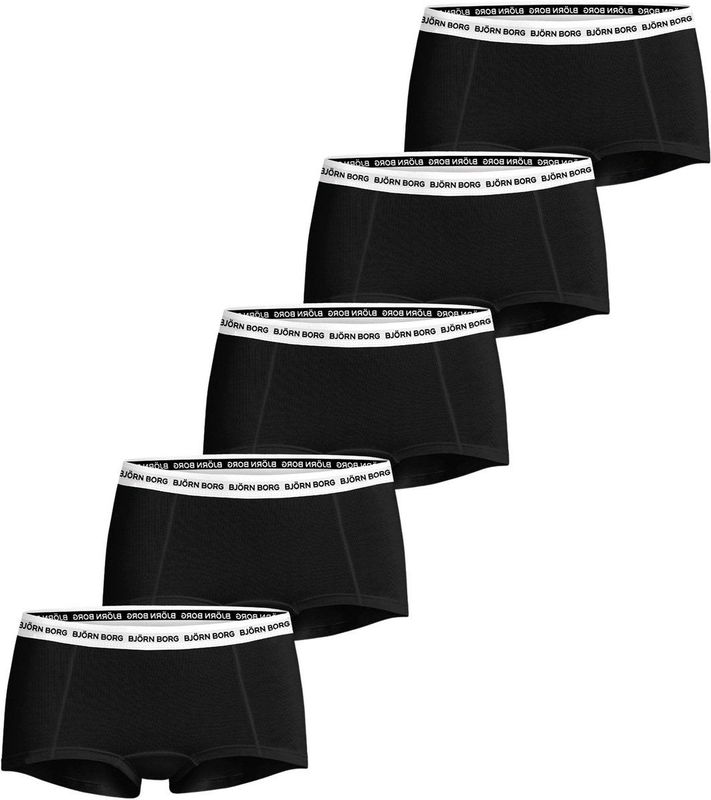 Björn Borg - Logo Boxershorts - Zwart - Katoen - 5-Pack