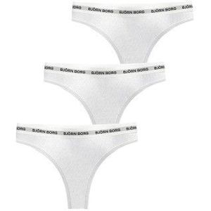 Björn Borg - Logo String - Onderbroek - Wit - Katoen - Set van Drie