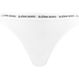 Björn Borg - Logo String - Onderbroek - Wit - Katoen - Set van Drie