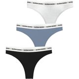 Björn Borg - Logo - Strings - Zwart - Katoen - 3-Pack