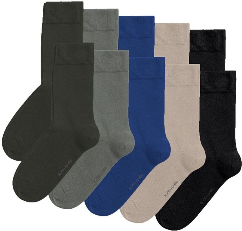 Björn Borg - Essential Socks - Enkelsokken - 10-pack - Katoen en Polyamide