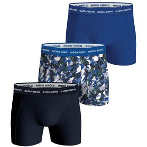 Bjorn Borg - Cotton Stretch - Boxershorts - Blauw - Print - 3-Pack