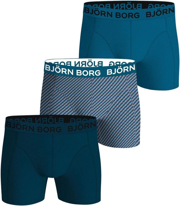 Björn Borg - Cotton Stretch Boxer - Multipack 12 - Boxershort - 3-pack