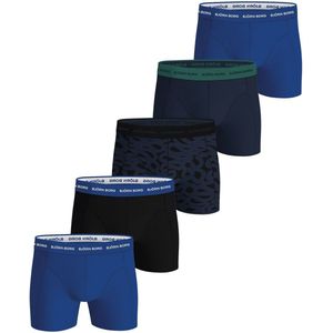 Björn Borg - Cotton Stretch Boxer - 5-Pack - Zwart, Blauw & Print - Katoen