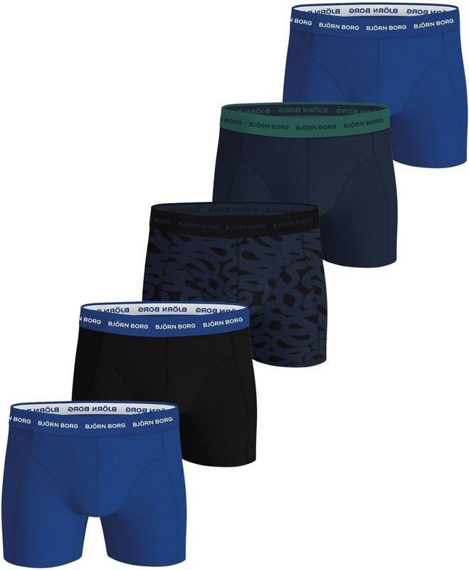 Bjorn Borg - Cotton Stretch - Boxershorts - Blauw - 5-pack
