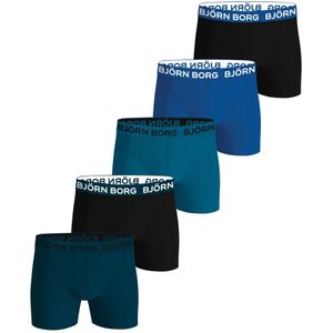 Bjorn Borg - Cotton Stretch - Boxershorts - Blauw - Set van 5