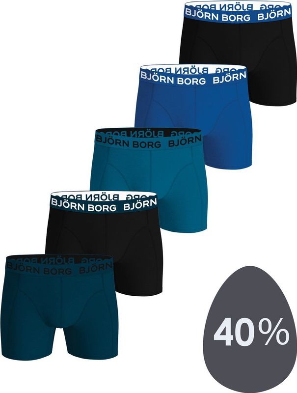Björn Borg - Cotton Stretch Boxer - Multipack 12 - Boxershort - 3-pack