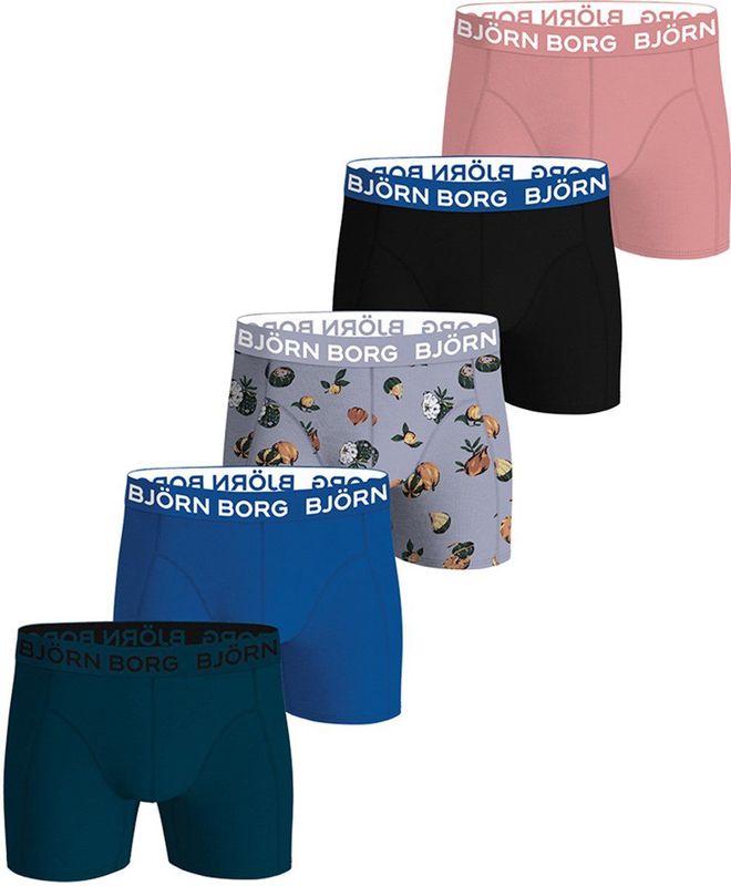 Bjorn Borg - Cotton Stretch - Boxershorts - Multicolor - 5-pack