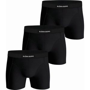 Bjorn Borg - Organic Cotton Stretch Boxer - Zwart - 3 Pack