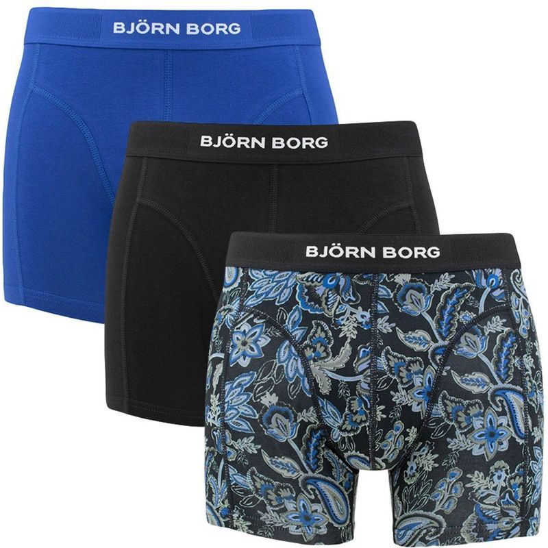 Björn Borg - Organic Cotton Stretch Boxer - Zwart - Biokatoen - 3-Pack