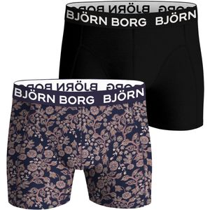 Bjorn Borg - Bamboo Boxershorts - 2-pack - Blauw - Zwart - Bamboe Katoen