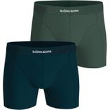 Bjorn Borg - Lyocell Boxershorts - Groen en Blauw - Normale Lengte - 2-pack