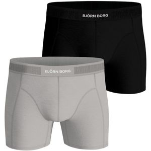 Bjorn Borg - Lyocell Boxershorts - Zwart - Grijs - 2-pack