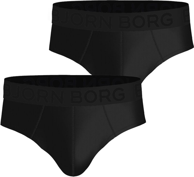 Bjorn Borg - Sports Mesh Brief - Heup Slips - Zwart - 2-pack