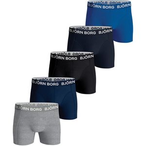 Bjorn Borg - Solid - Boxershorts - Zwart - 5-Pack - Kinder Onderbroeken Katoen