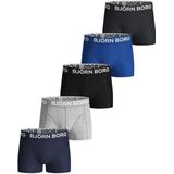 Bjorn Borg - Solid - Boxershorts - Zwart - 5-Pack - Kinder Onderbroeken Katoen