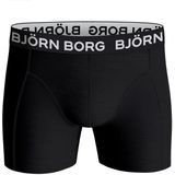 Bjorn Borg - Solid - Boxershorts - Zwart - 5-Pack - Kinder Onderbroeken Katoen