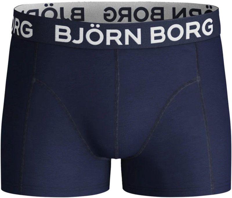 Bjorn Borg - Solid - Boxershorts - Zwart - 5-Pack - Kinder Onderbroeken Katoen