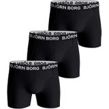 Bjorn Borg - Boxershorts - Zwart - 3-Pack - Cotton Stretch