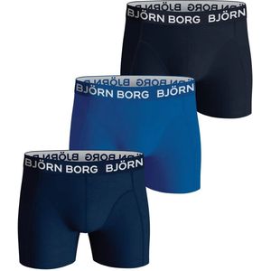 Bjorn Borg - Boxershorts - Blauw - 3-Pack - Katoenen jongens onderbroeken