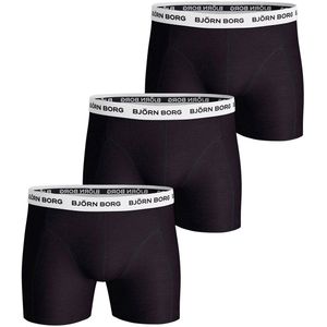 Björn Borg - Cotton Stretch - Boxershort - Zwart - 3 Stuks