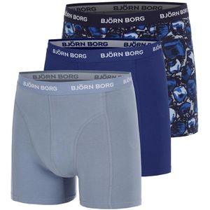 Bjorn Borg - Cotton Stretch - Boxershorts - Blauw - Set van 3