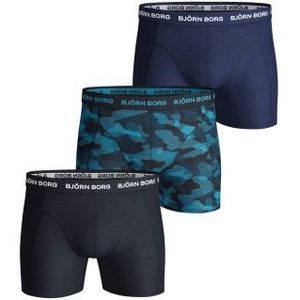 Björn Borg - Cotton Stretch Boxer 2 Multipack - Zwart - Katoen